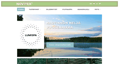 Desktop Screenshot of novitek.fi