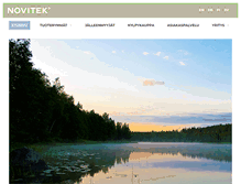 Tablet Screenshot of novitek.fi